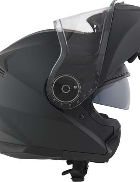 Casco Moto Modulare 836 Flip Up Bianco Nero Opaco taglia XL
