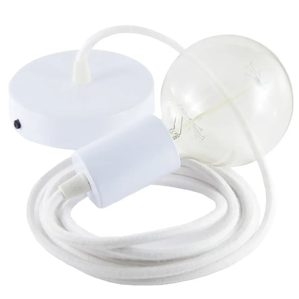 Cables Suspension Luminaire Rc01 2 M White One Size - Creative - FashionsVida