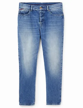 Desigual Jean droit BLUE 36 male - Desigual - FashionsVida