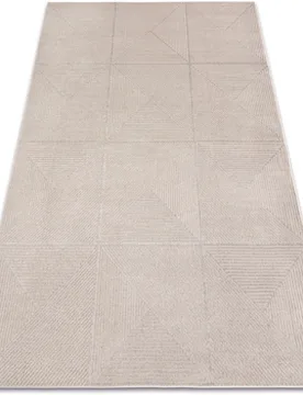 Teppiche Teppich Aura J2624a Beige - Geometrisch, Strukture 120x170 Cm 120x170 Cm - RUGSX - FashionsVida