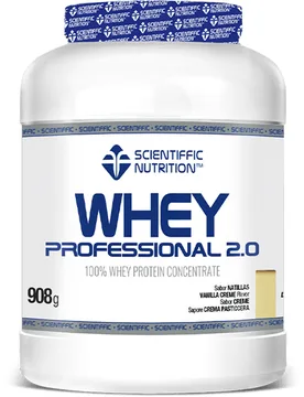 Whey professional 20 lacprodan digezyme vainilla- nata 908g proteínas (UNICA) - Scientiffic Nutrition - FashionsVida