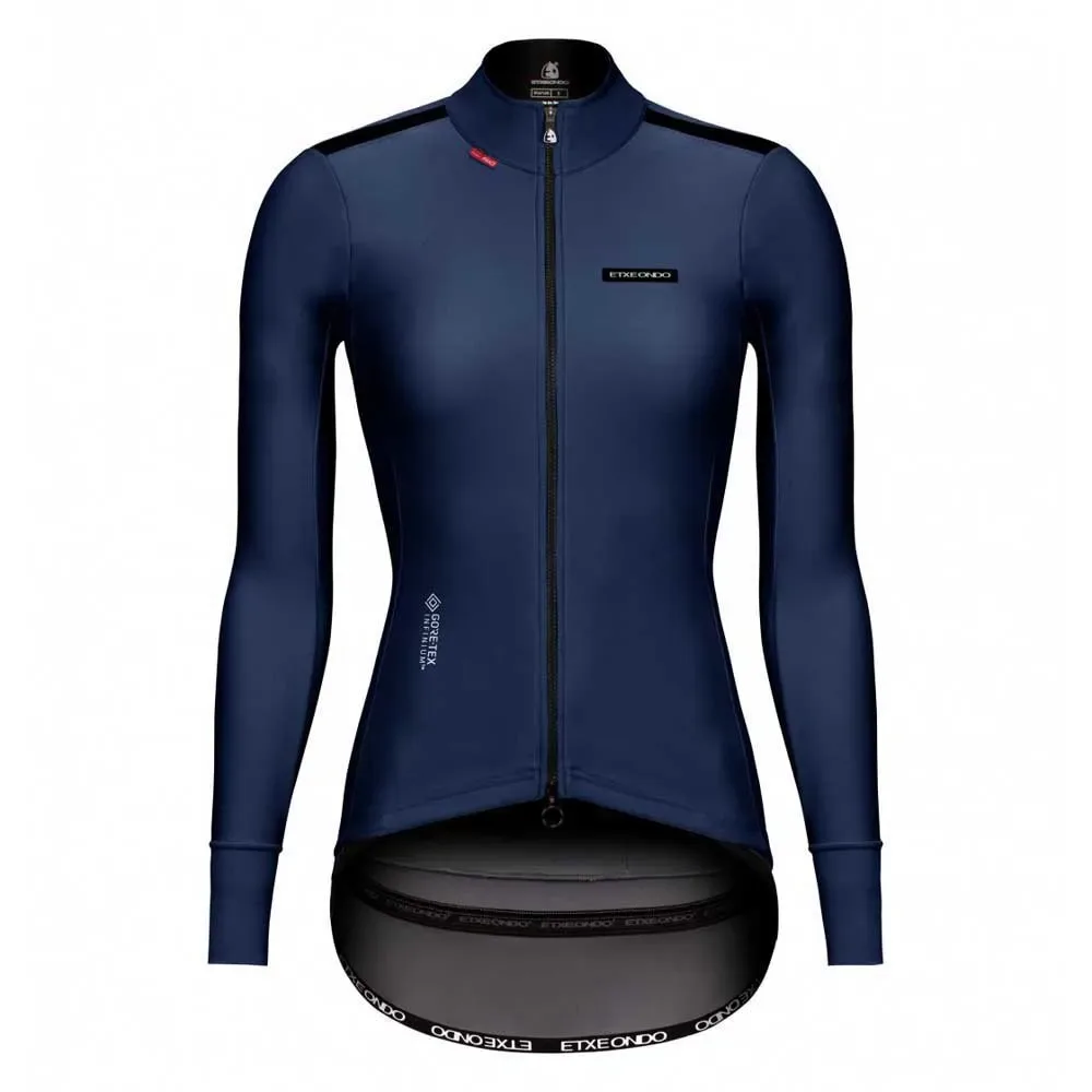 Giacca Dena Gore-tex Infinium™ Windstopper® Petrol - Etxeondo - FashionsVida