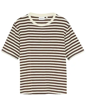COMMA T-Shirt braun 34 damen - Comma - FashionsVida