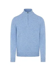 Pullover Troyer STEFFEN azzurro M