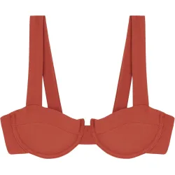 Top de bikini Balconette Argile con estructura y foams extraíbles