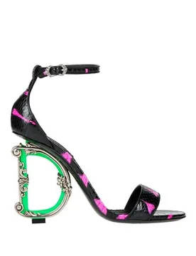 DOLCE&GABBANA Sandale Damen Schwarz 39 Damen - Dolce & Gabbana - FashionsVida