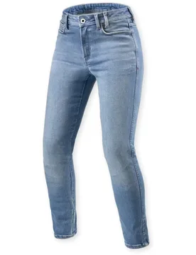Jeans Moto Donna Shelby 3 Skinny Ladies Grigio medio taglia 28 - Rev'it - FashionsVida