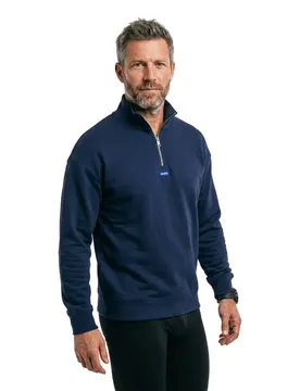 Hugo Sweat à Demi-zip Neeler 10249110 Blue Navy L