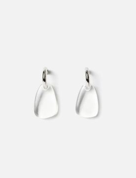 Kurni pendientes de aro con colgante ED
