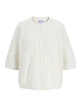 Pull à Manches Courtes Marge Twist Jjxx Snow White XL - Jack & jones - FashionsVida