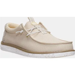 Zapatos de cordones de hombre en malla elástica