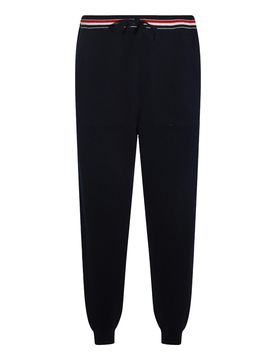 Pantaloni di lana navy
