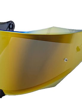 Visiera Per Casco R2R - Iridium Oro taglia unica