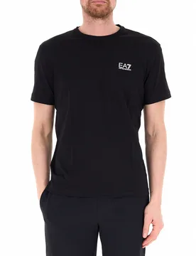 T-shirt in cotone NERO XXL - EA7 EMPORIO ARMANI - FashionsVida