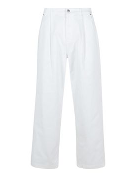 Moschino Pantaloni di cotone bianco