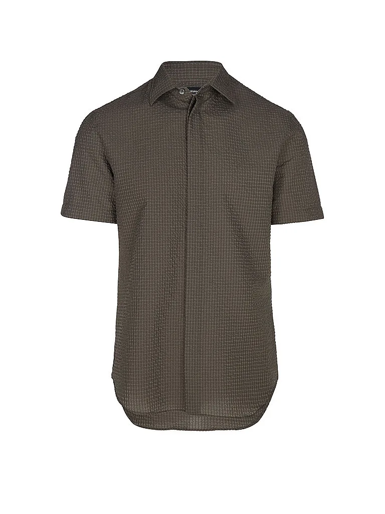 Emporio Armani Camisa marrón L - Emporio armani - FashionsVida