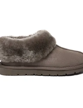 Women's Real Sheepskin Ibis Slippers with EVA Sole in Brown Size: 3 - Brown - Size: 3 - EverAu Australia - FashionsVida