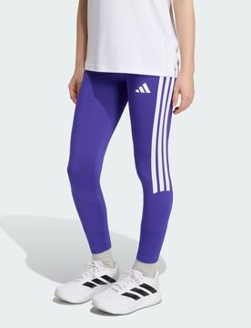 Leggings Train Essentials 3-Stripes Junior 7-8A Pure Purple / White