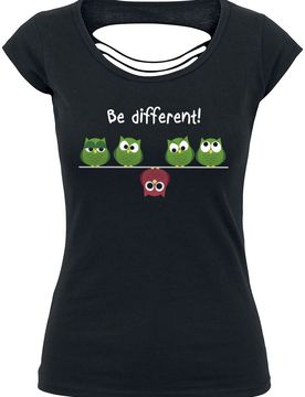 T-Shirt - XS bis M - für Damen - Größe XS - schwarz - Frauen - female