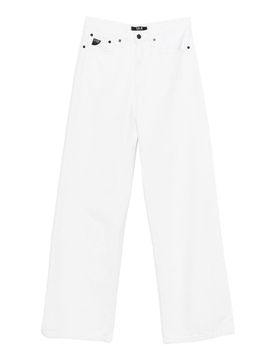 Jeans larghi skater in denim di cotone