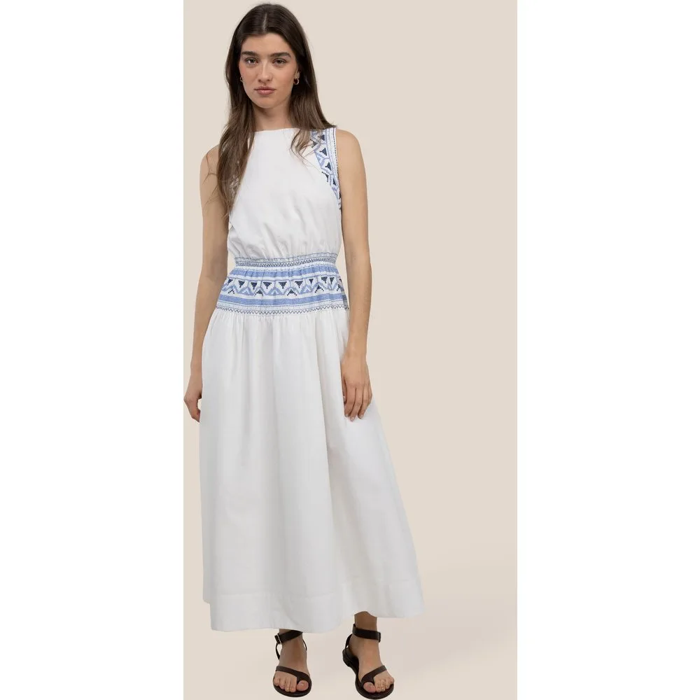 Vestido largo de bordados de mujer maria - El Ganso - FashionsVida