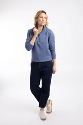 Avery Womens 1/4 Zip Sweatshirt - - Size: 20