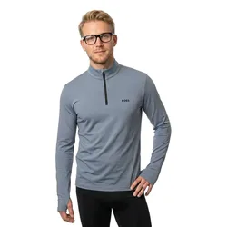Felpa Con Mezza Zip Active 10280191 Green Dark Grey XL