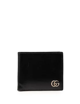 GG Marmont Calfskin Bifold Coin Wallet - Gucci - FashionsVida