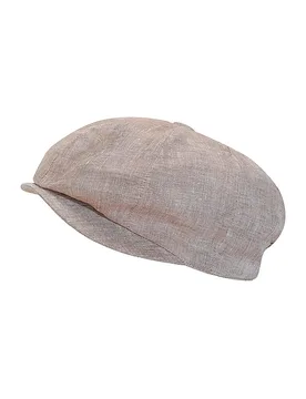 Seidenfalter Casquette en lin beige - Seidenfalter - FashionsVida