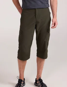 Explore Mens Long Shorts - Green - Green - Size: W40 - Mountain Warehouse - FashionsVida