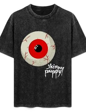 Skinny Puppy is a Canadian industrial music T-Shirt Trendy Print Short Sleeve T-Shirt - Aliexpress - FashionsVida