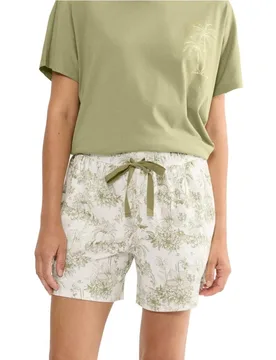 Pantalones cortos de punto con bolsillos de 100% algodón de mujer - Triumph - FashionsVida