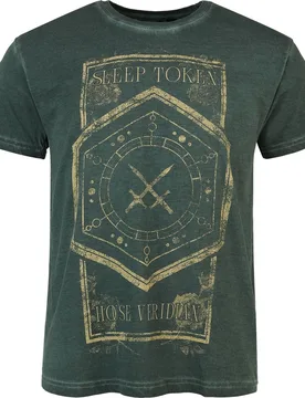 T-Shirt - House Veridian - S bis 3XL - für Männer - Größe S - petrol - EMP exklusives Merchandise! - Männer - male - Sleep Token - FashionsVida