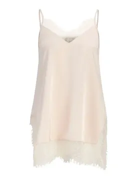 Blusa Senza Maniche Vima Satin Lace Long Jjxx Antique White XS