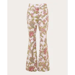 Pantalón flare Oriana de algodón