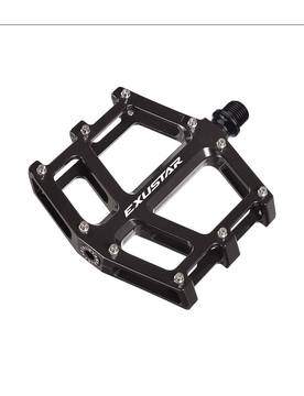 Pedali MTB freeride Flat Big E-PB73 Alluminio Estruso Nero