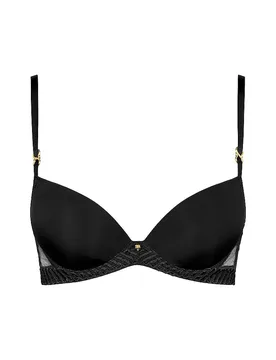 Push Up BH SHEER EMOTION black schwarz 75A damen - Aubade - FashionsVida