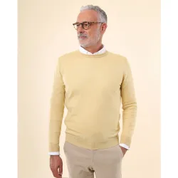 Jersey de hombre 100% cashmere en claro