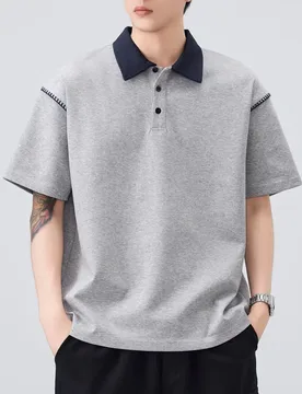Simple Retro Design Men's 2026 Summer New Lapel Loose Short-sleeved POLO Shirt - Aliexpress - FashionsVida