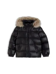 Giacca trapuntata da bambina ESSENTIAL nero 176