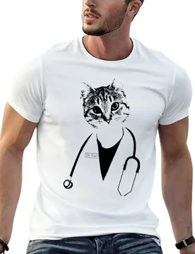 Dr. Cat T-Shirt g man t shirts for men man t shirt designer men t shirt cotton 100% T-shirt - Aliexpress - FashionsVida