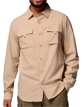 Silver ridge utility ii camisa montaña manga larga hombre Beige (XL) - Columbia - FashionsVida