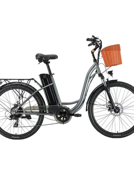 Damen City Bike "NE10", 26' schwarz grau - Antar - FashionsVida