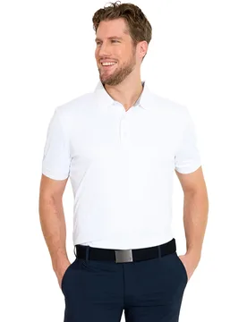 Polo Hammel recycled, weiss m - Abacus - FashionsVida