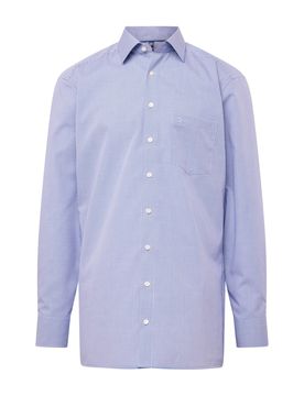 OLYMP Camisa azul ahumado / blanco