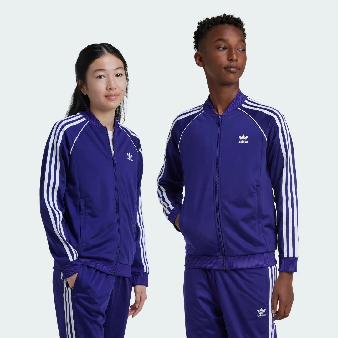 Track top adicolor SST Junior 11-12A Collegiate Purple - Adidas - FashionsVida