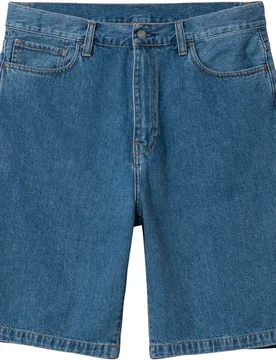 Short en jean décontracté - Landon Short Blue en Coton - Taille 40 FR - Bleu - Carhartt WIP - FashionsVida