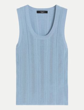 Slim Fit Top COSE Blau XL