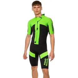 Swmrn Hybrid Dsss Sty Neoprene Short Sleeve Wetsuit Black S Men