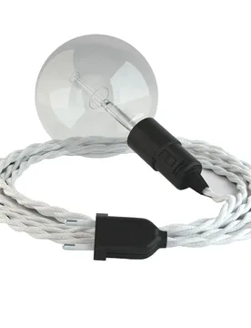 Cables Suspension Luminaire Tc01 5 M White / Black One Size - Creative - FashionsVida
